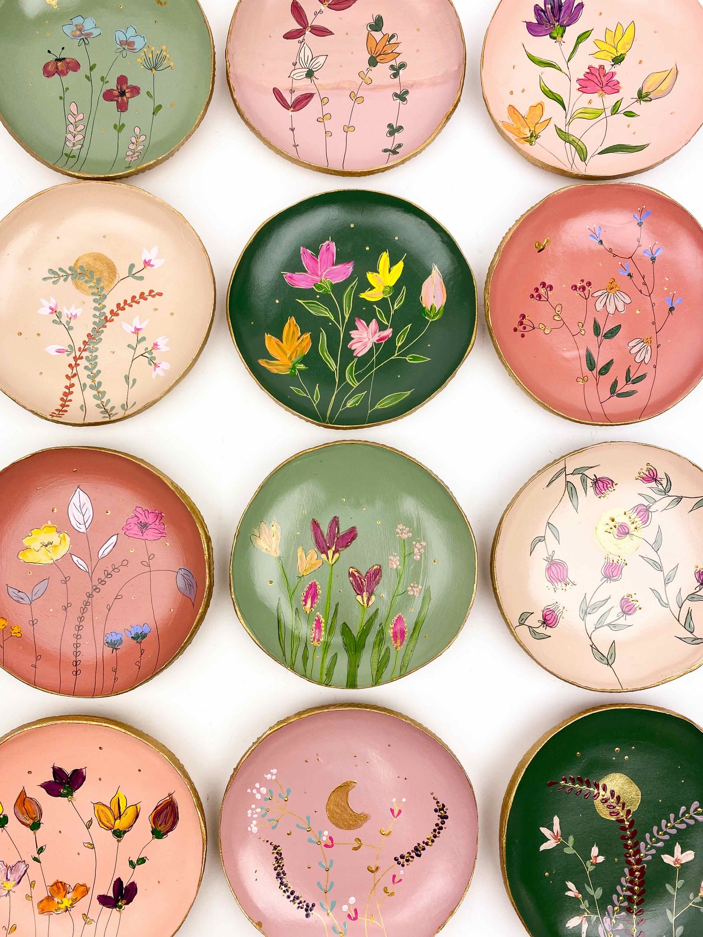 WANDBORD GREEN MOONFLOWER