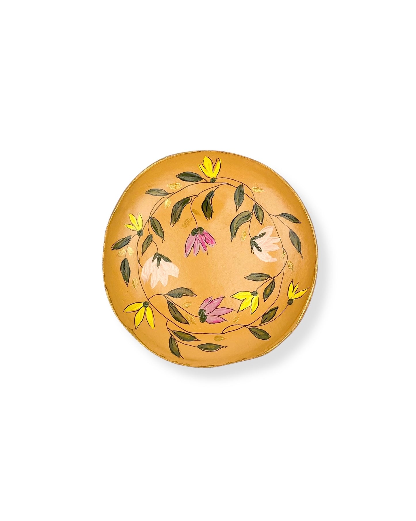 WANDBORD YELLOW FLOWERS