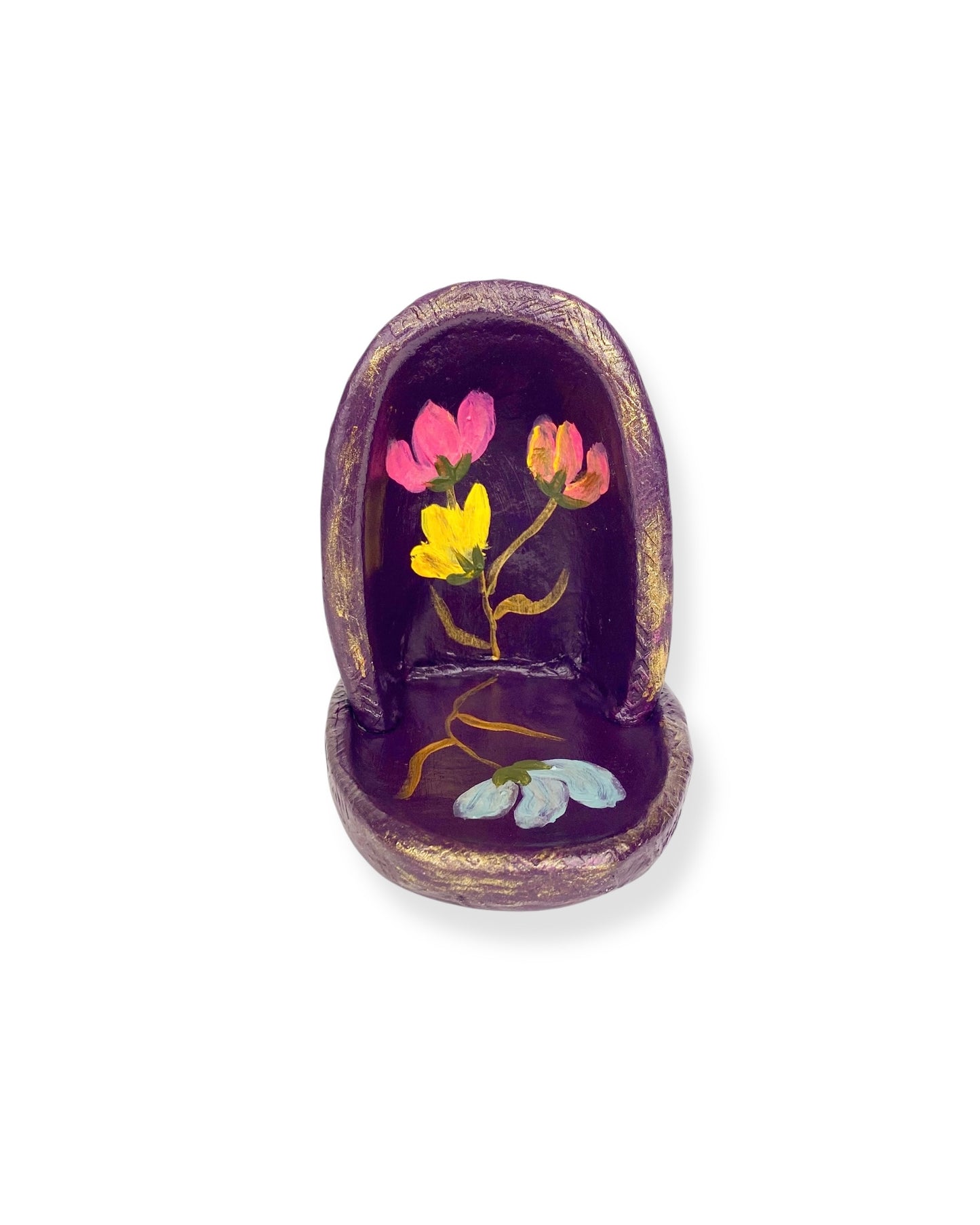 ALTAAR TEMPEL PURPLE FLOWERS