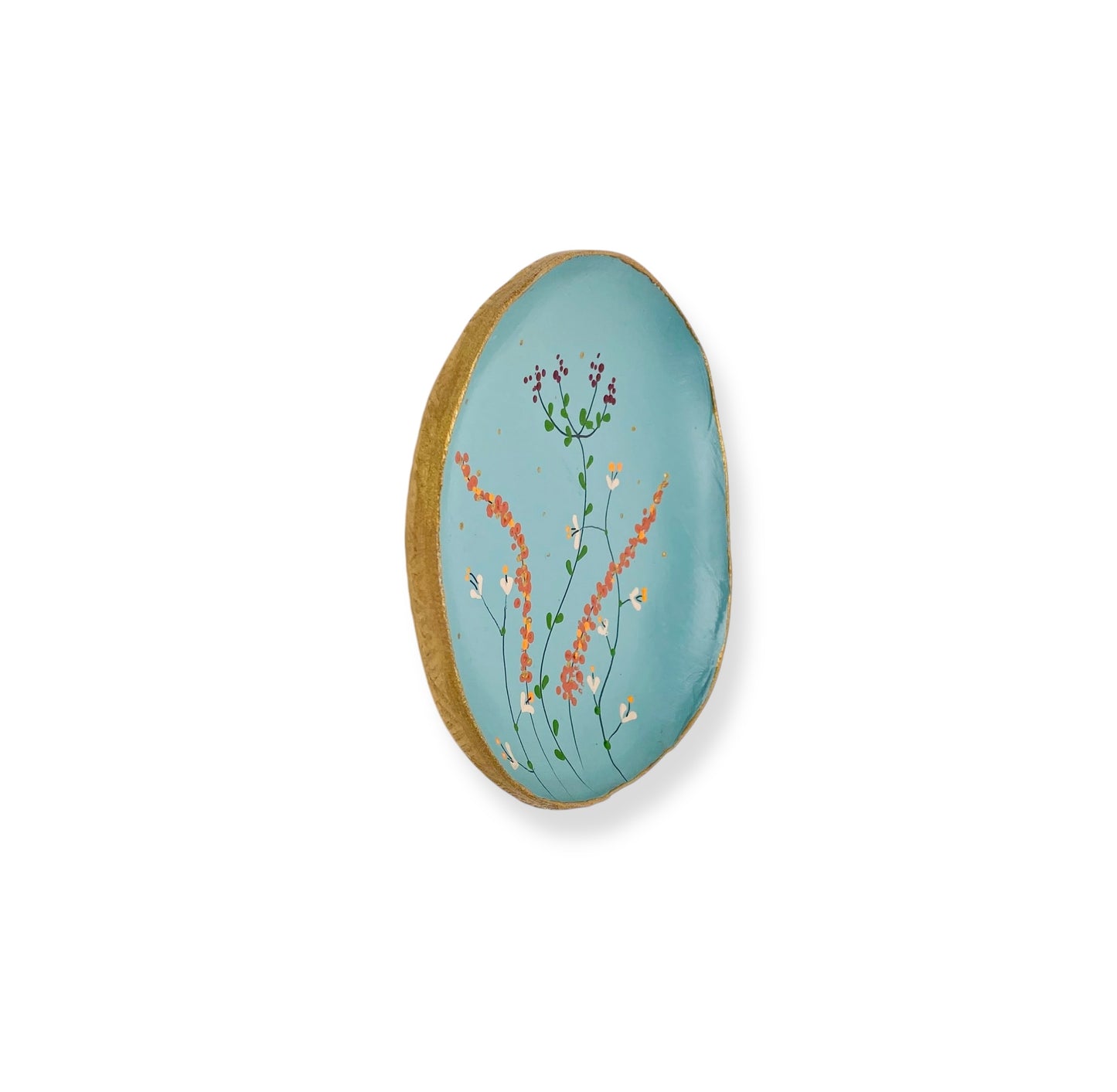 WANDBORD BLUE FLOWERS
