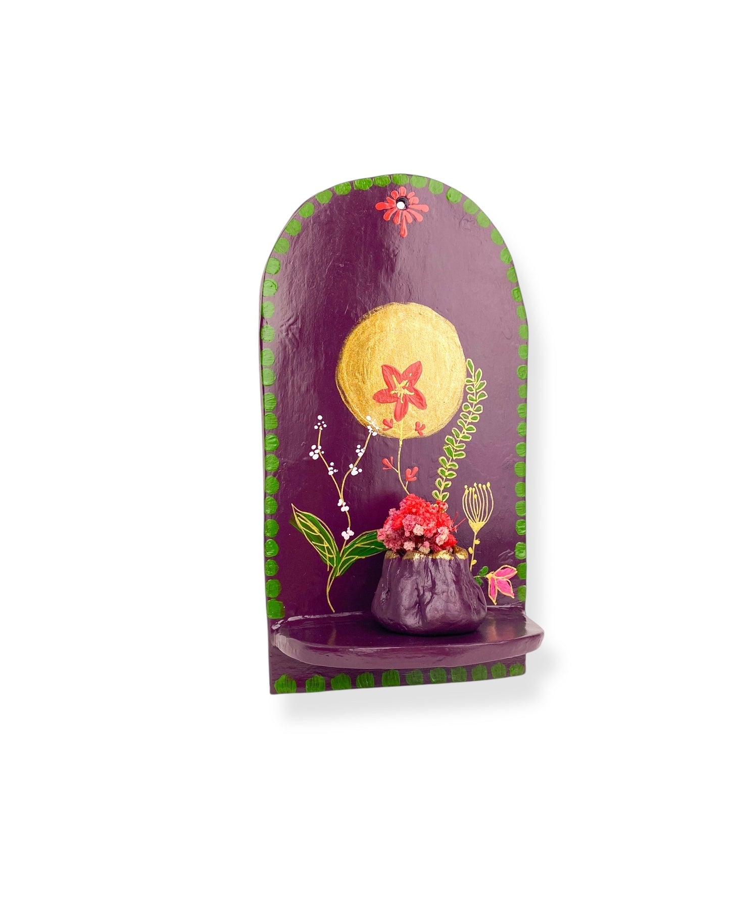 MUURORNAMENT PURPLE MOON