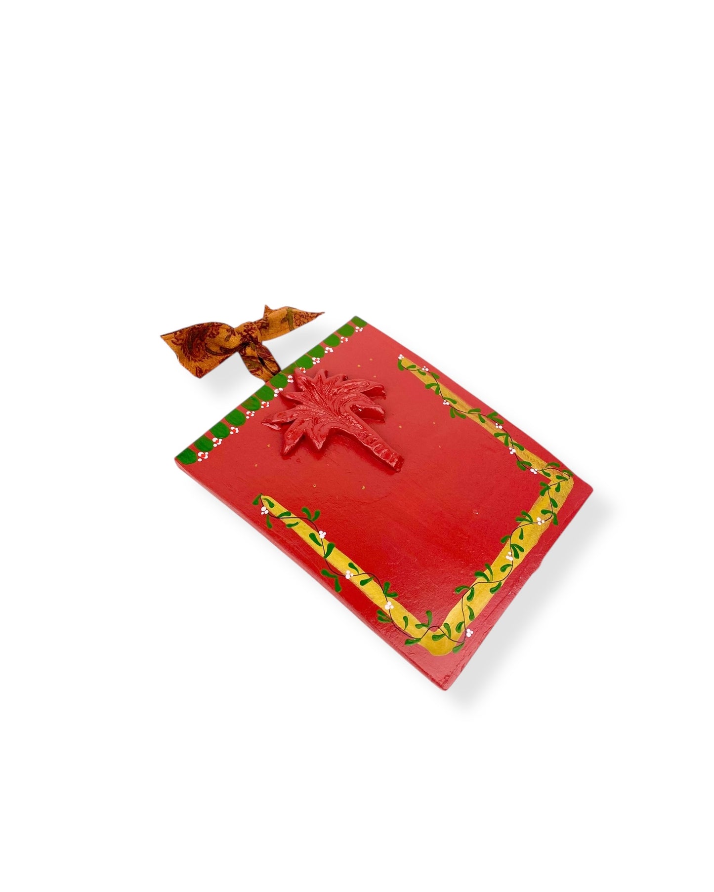 MUURORNAMENT RED PALM