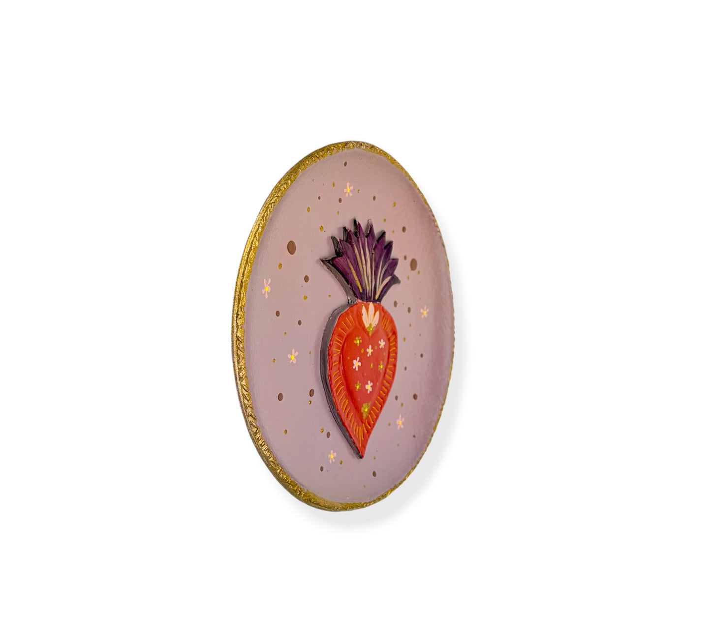 XL WANDBORD LILAC HEART