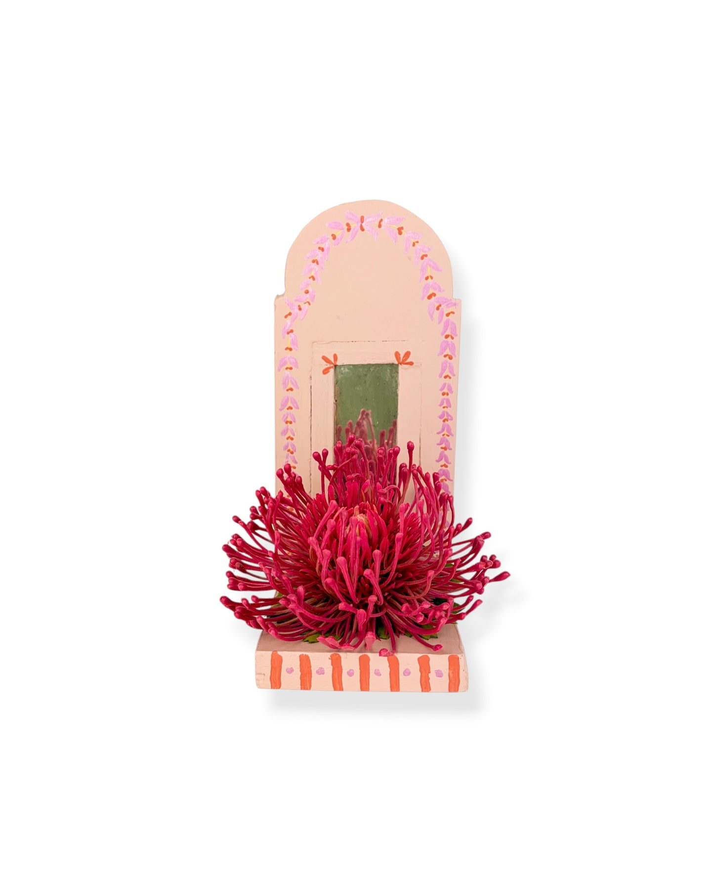 HOUTEN ALTAAR PINK MIRROR