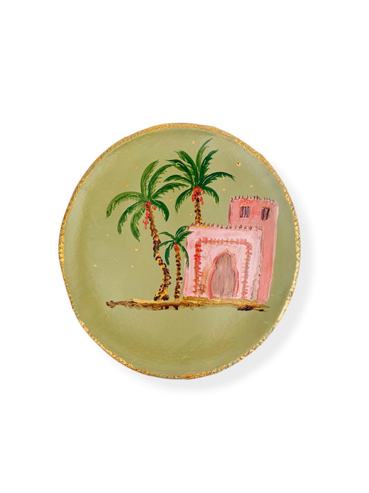XL WANDBORD GREEN MOROCCO