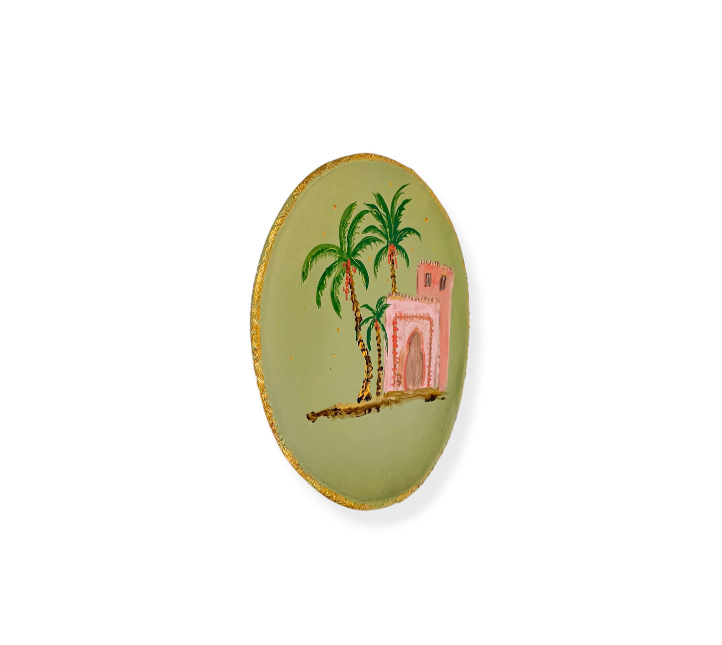 XL WANDBORD GREEN MOROCCO