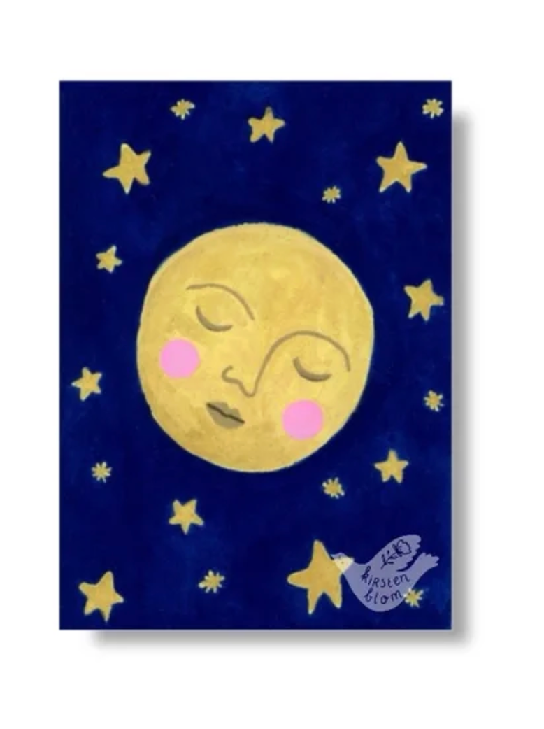 A5 ART PRINT MOON