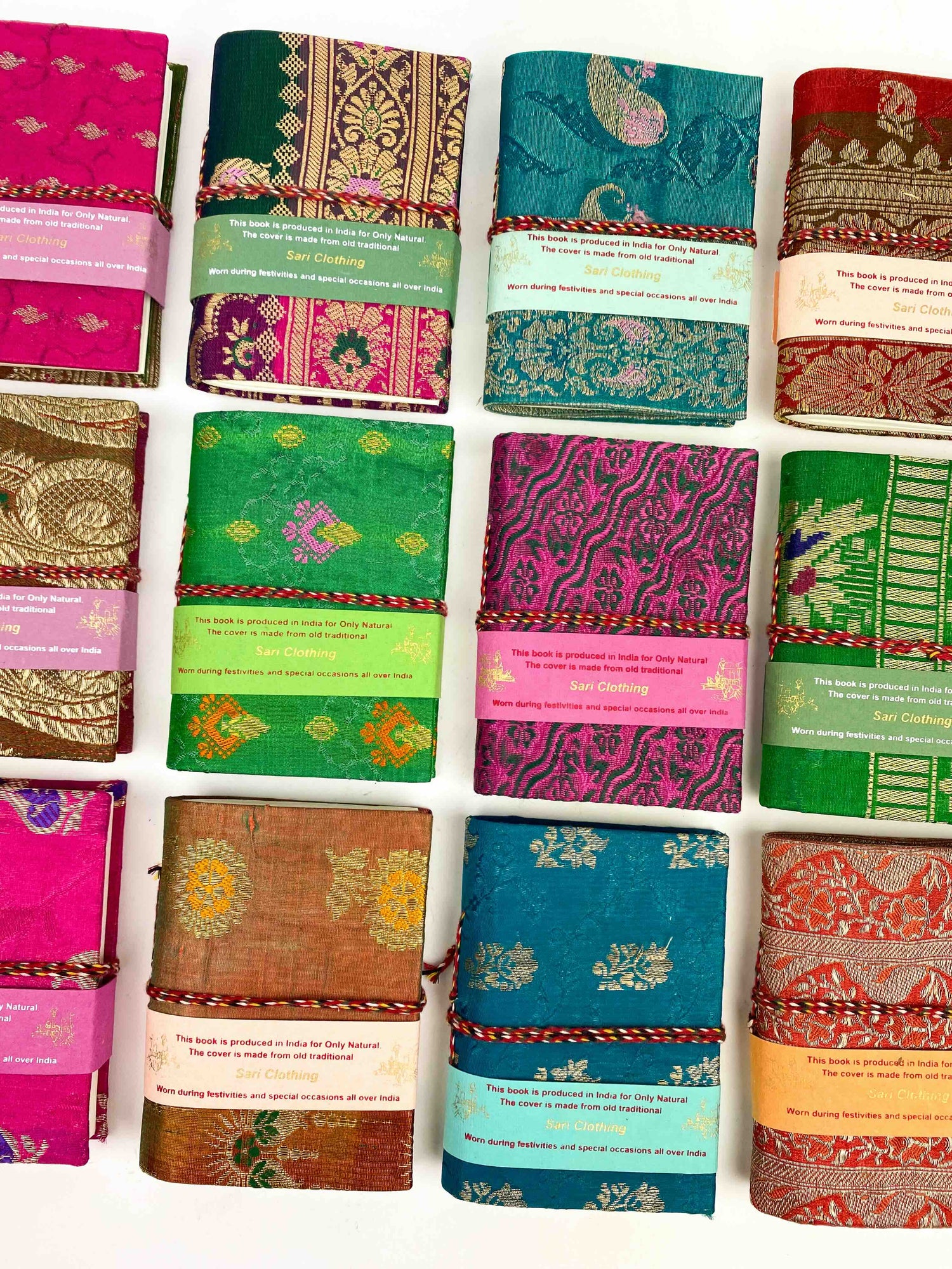 Vintage sari notitieboeken