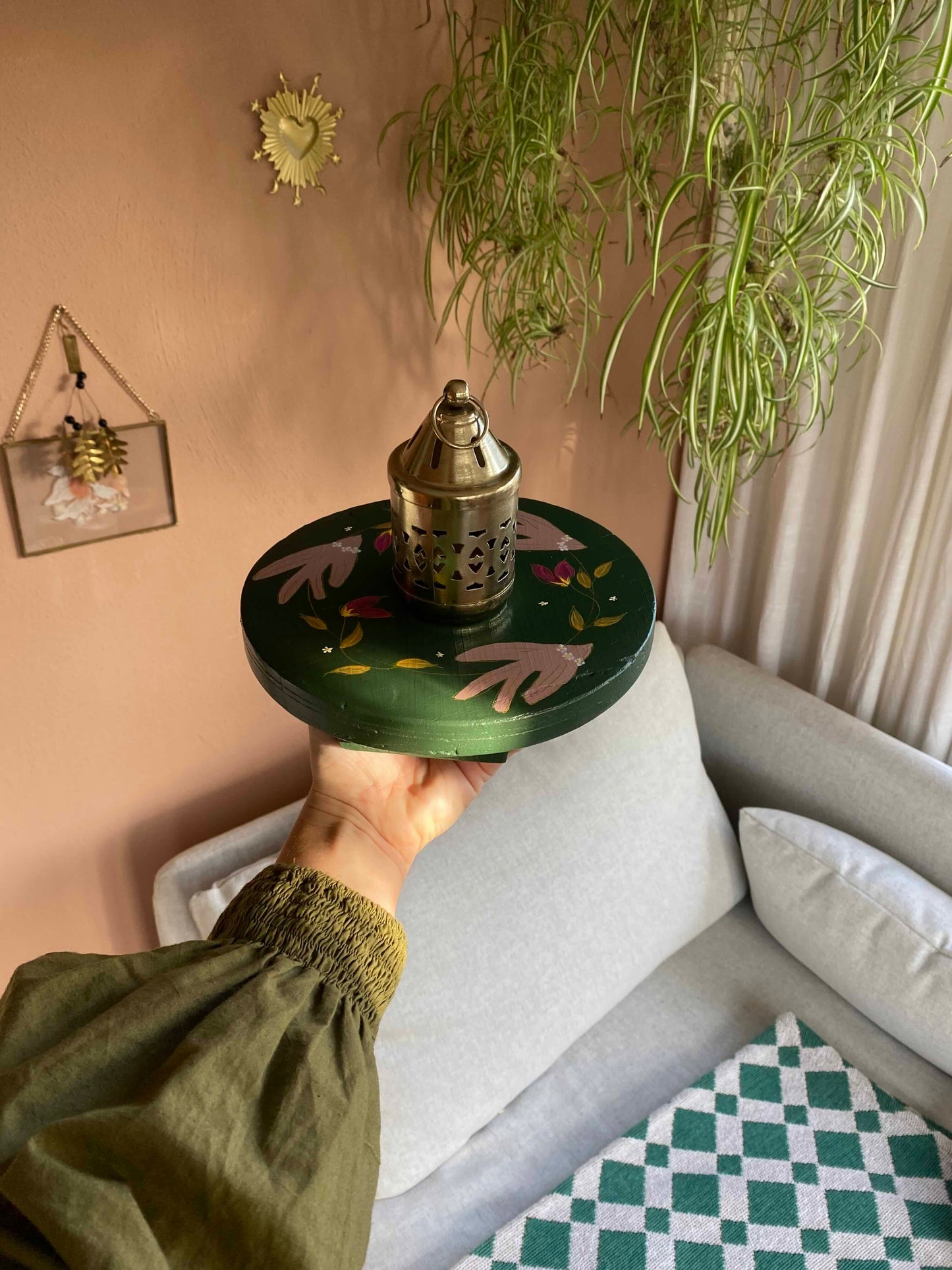 ROND TAFELTJE FLOWERS