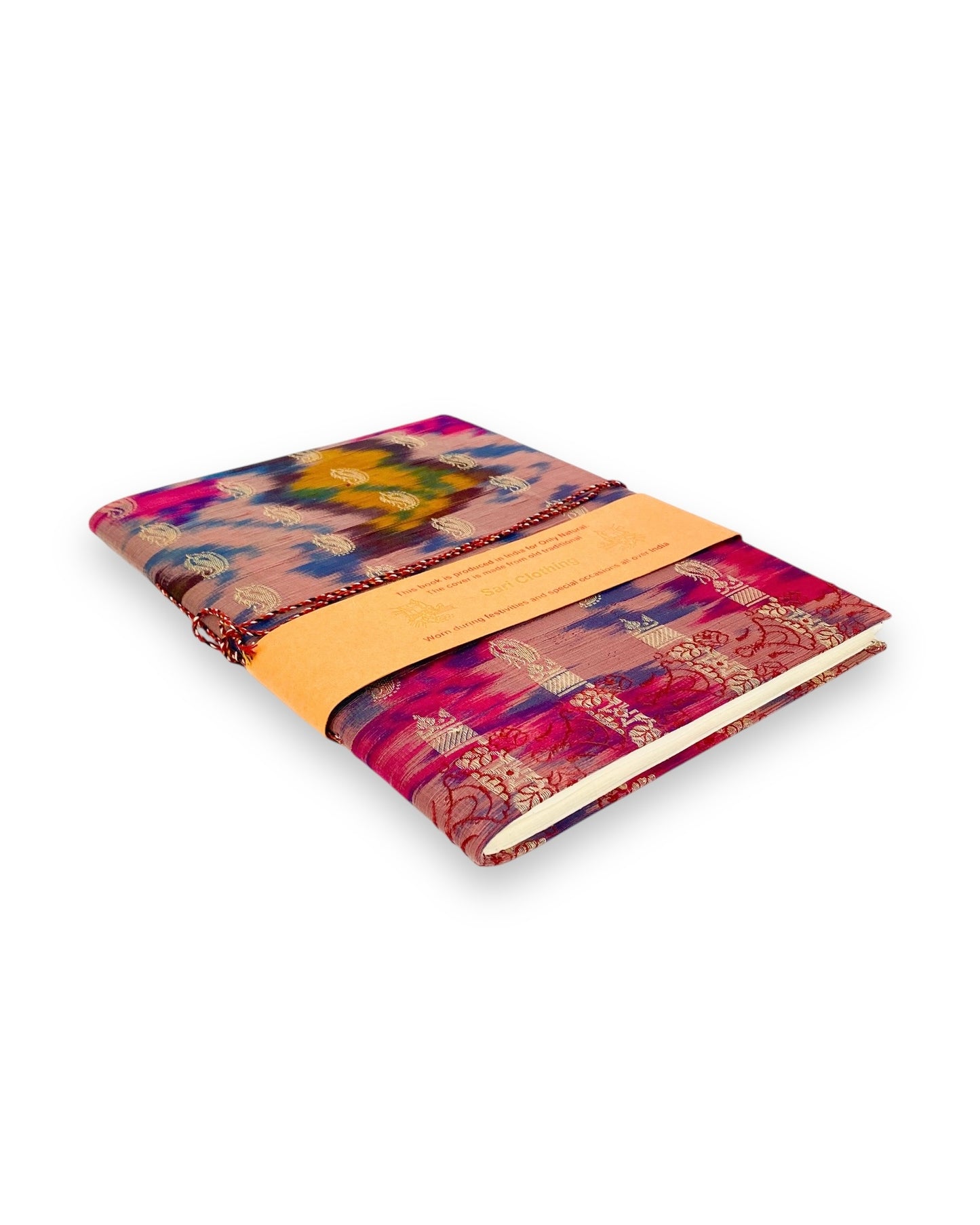 NOTEBOOK LARGE VINTAGE SARI PINK