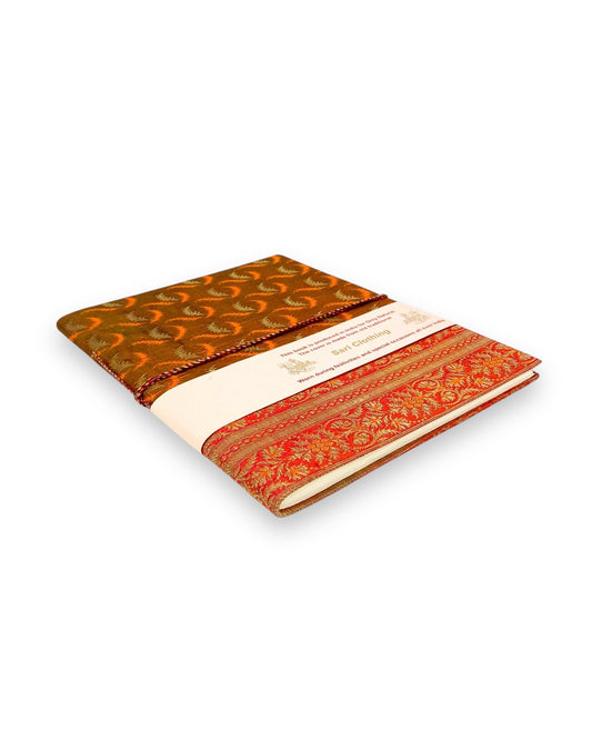 NOTEBOOK LARGE VINTAGE SARI BROWN