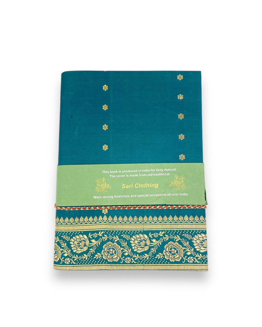 NOTEBOOK LARGE VINTAGE SARI BLUE