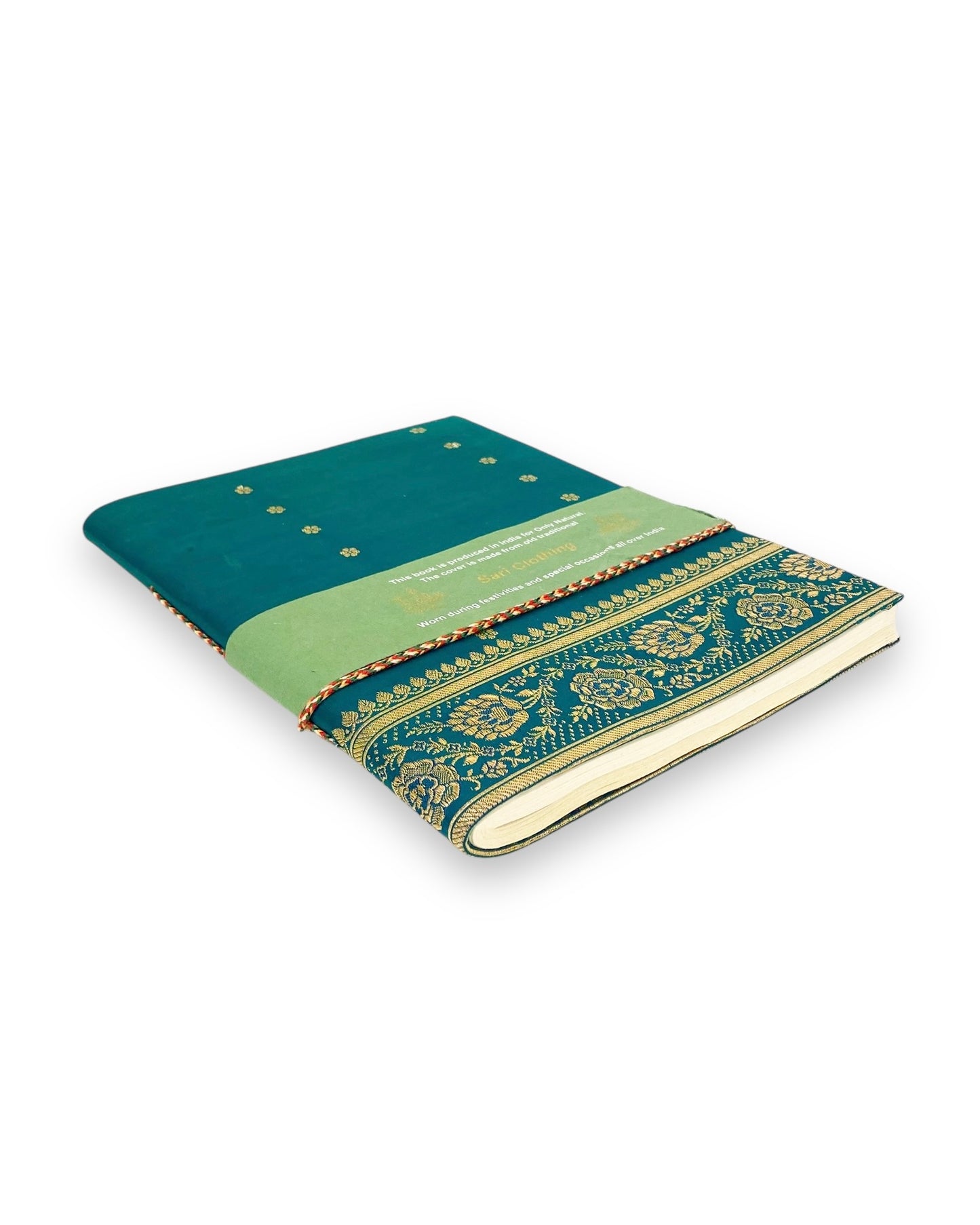 NOTEBOOK LARGE VINTAGE SARI BLUE