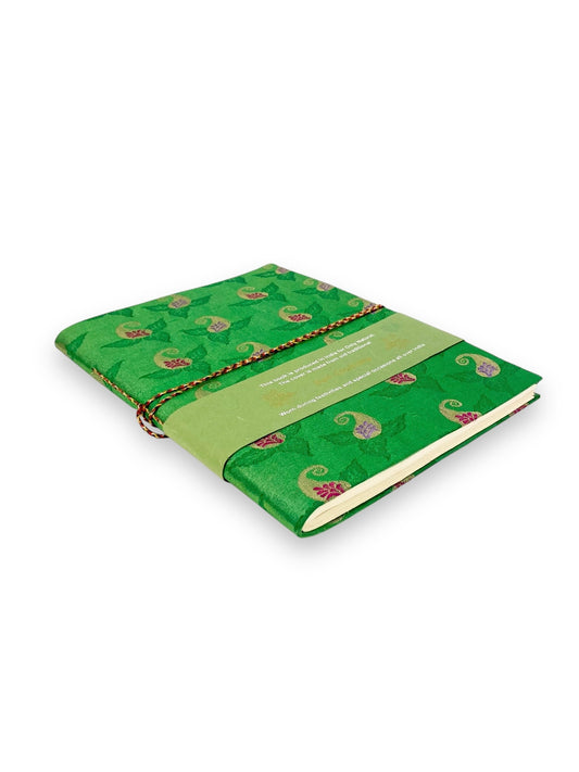 NOTEBOOK LARGE VINTAGE SARI GREEN