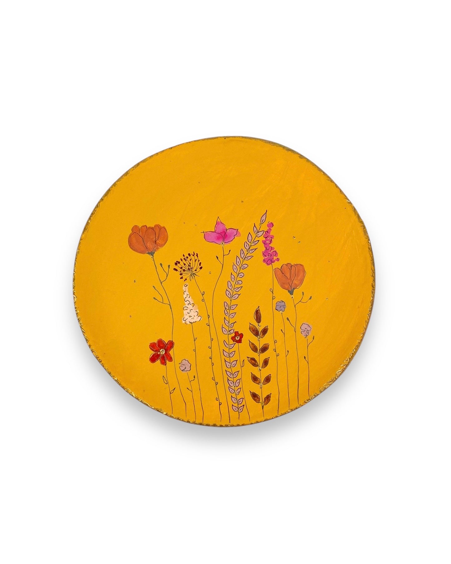 XL WANDBORD FLOWERS