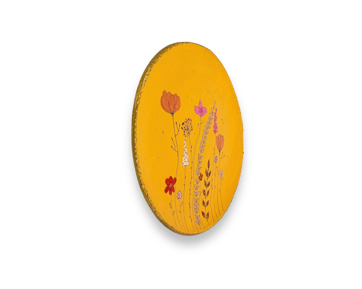 XL WANDBORD FLOWERS