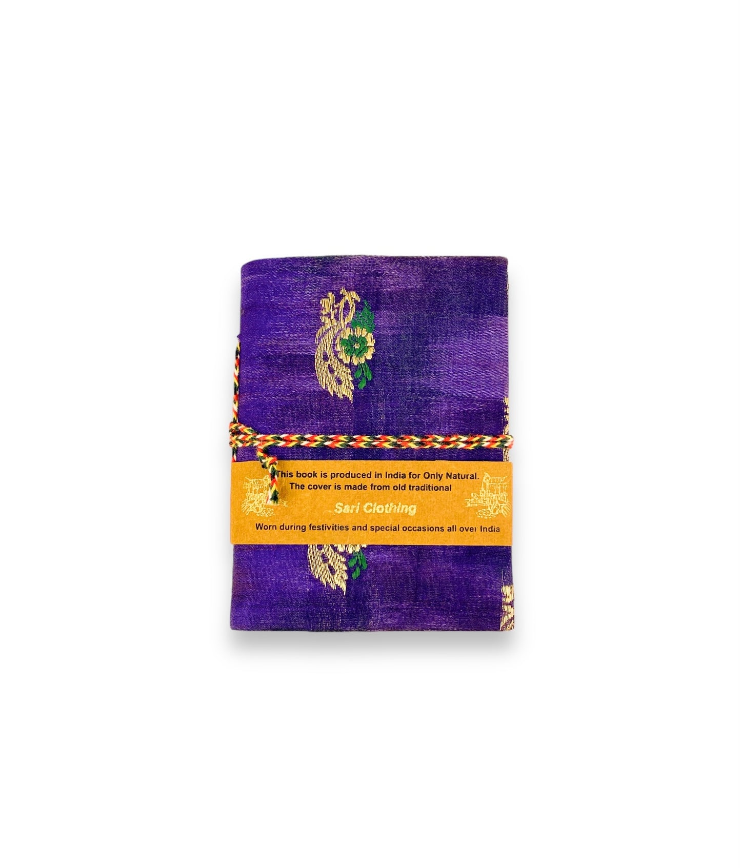 NOTEBOOK SMALL VINTAGE SARI PURPLE