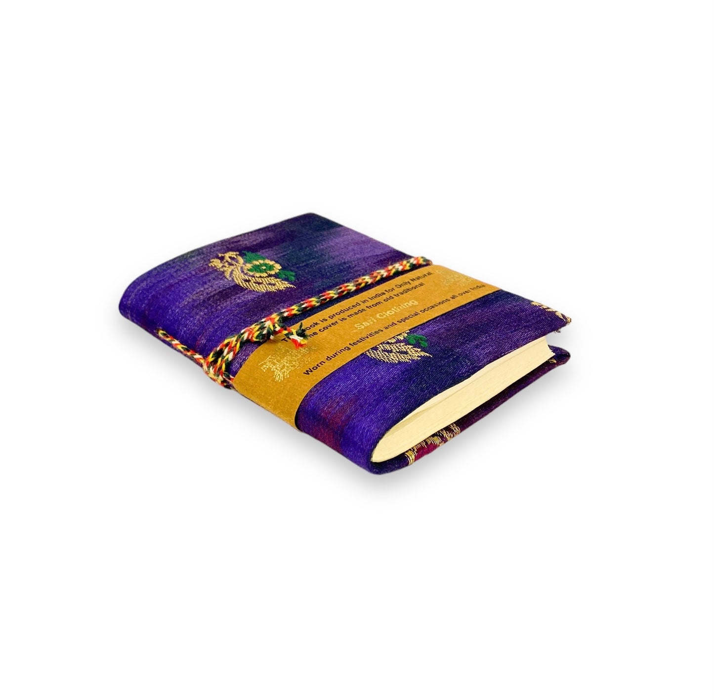 NOTEBOOK SMALL VINTAGE SARI PURPLE