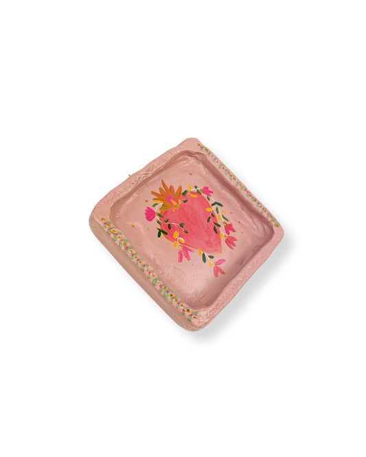 MUURHANGER PINK HEART