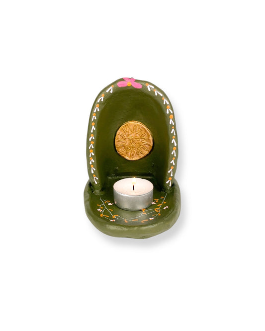 ALTAAR TEMPEL GREEN FLOWERS