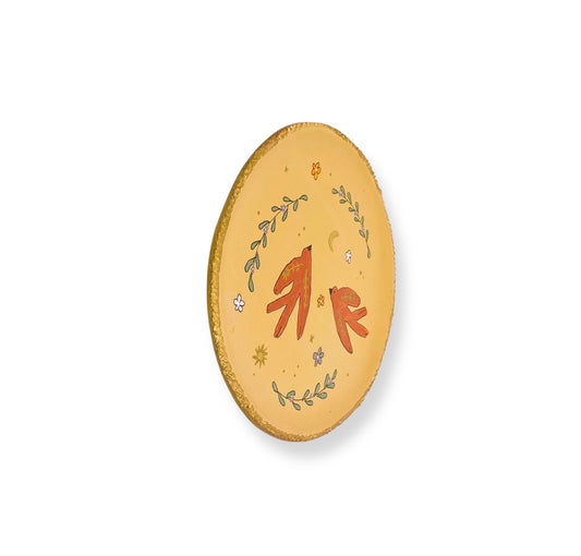 XL WANDBORD YELLOW ZWALUW