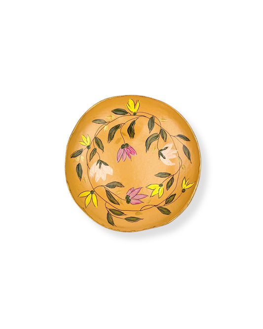 WANDBORD YELLOW FLOWERS