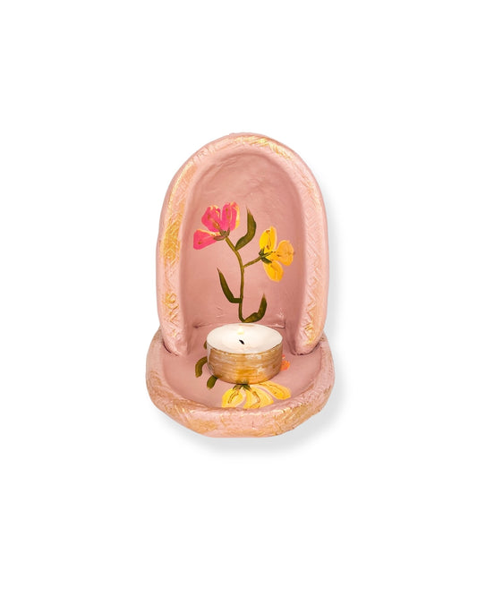 ALTAAR TEMPEL PINK FLOWERS