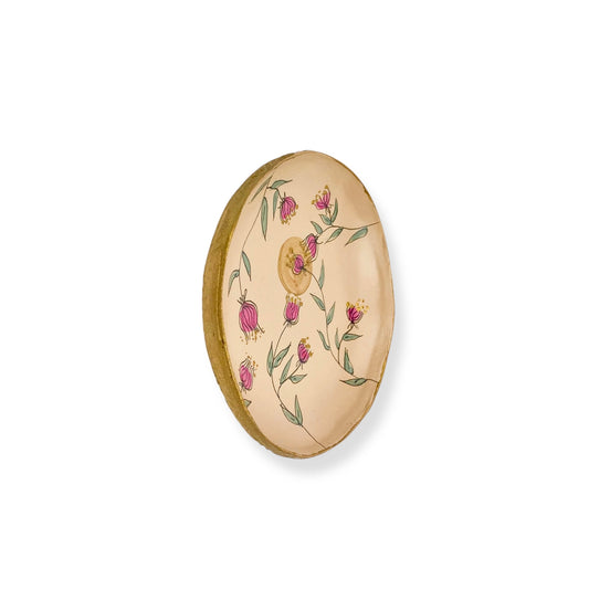 WANDBORD BEIGE FLOWERS