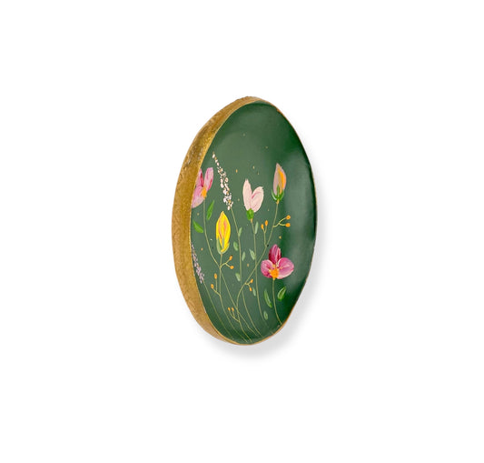 WANDBORD GREEN FLOWERS