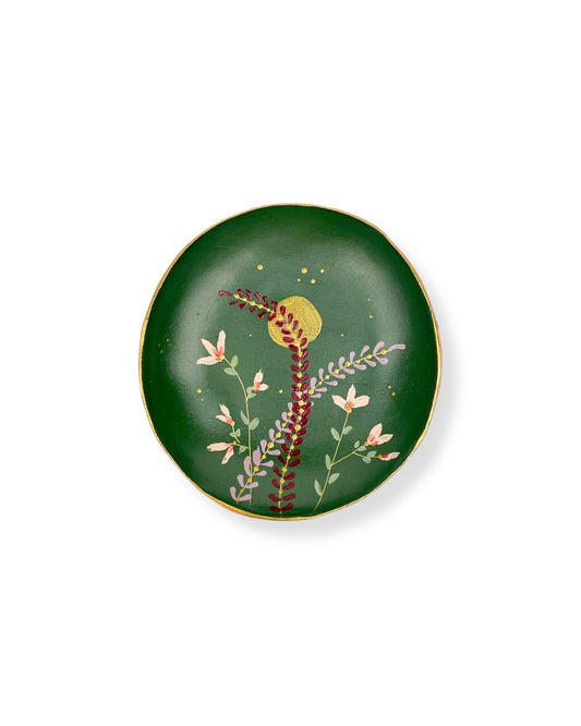 WANDBORD GREEN MOONFLOWERS