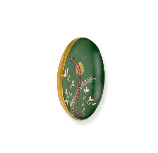 WANDBORD GREEN MOONFLOWERS