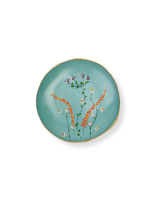 WANDBORD BLUE FLOWERS