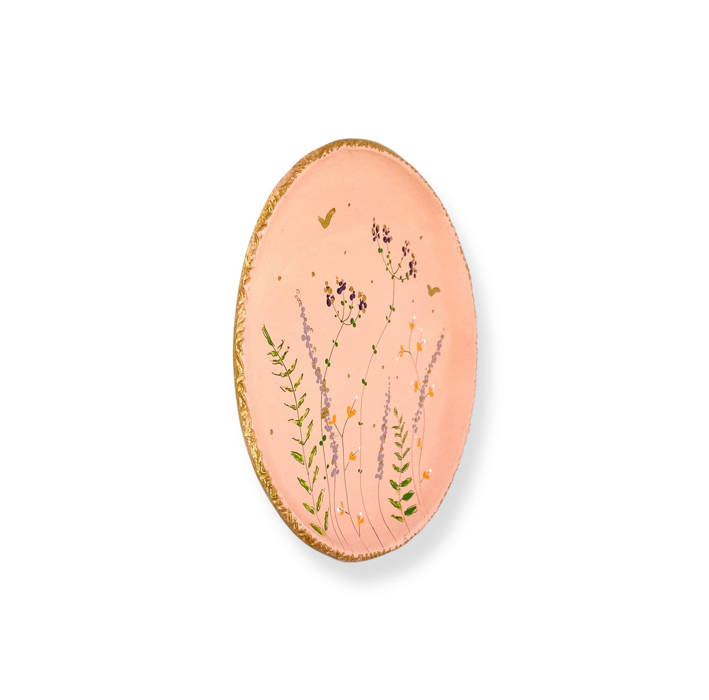 XL WANDBORD PINK FLOWERS