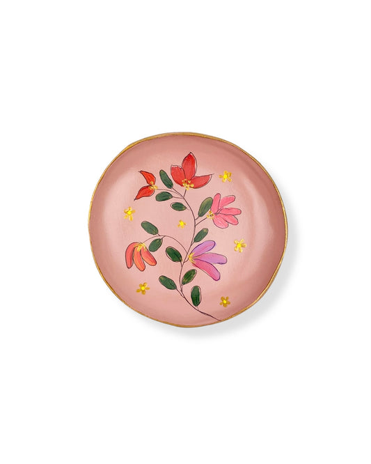 WANDBORD PINK FLOWERS