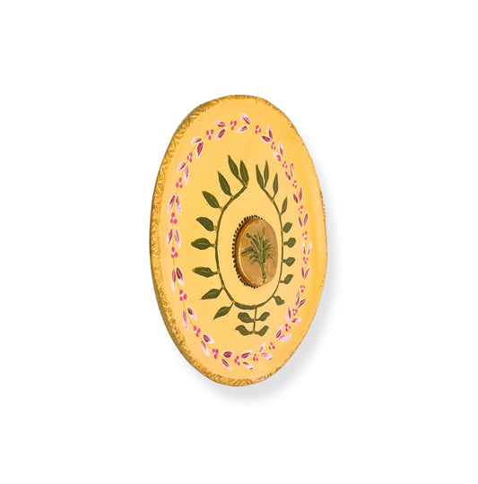 XL WANDBORD YELLOW BLOOM