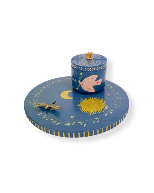 ROND TAFELTJE MIDNIGHT MOON