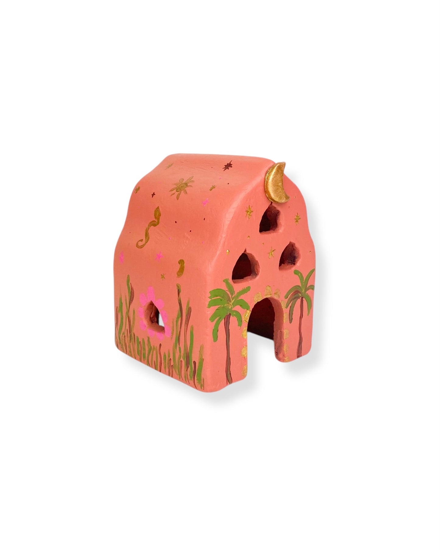 WAXINELICHT HUISJE PALM