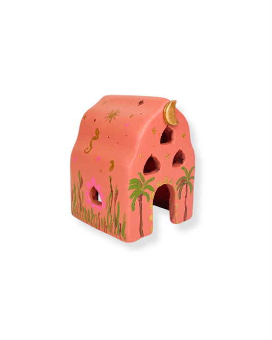 WAXINELICHT HUISJE PALM