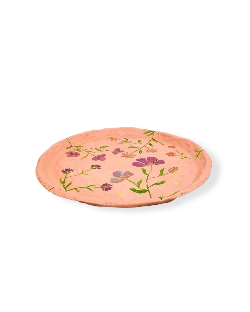 XXL SCHAAL / WANDBORD FLOWERS