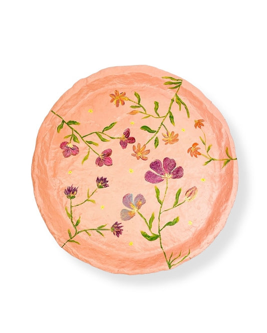 XXL SCHAAL / WANDBORD FLOWERS