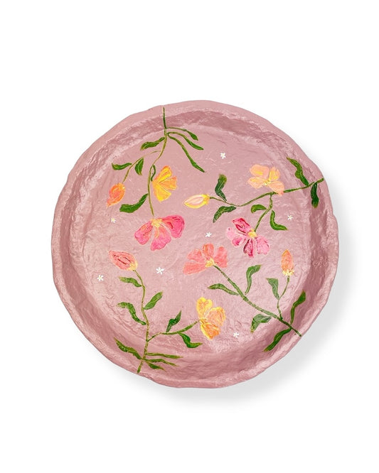 XXL SCHAAL / WANDBORD FLOWERS