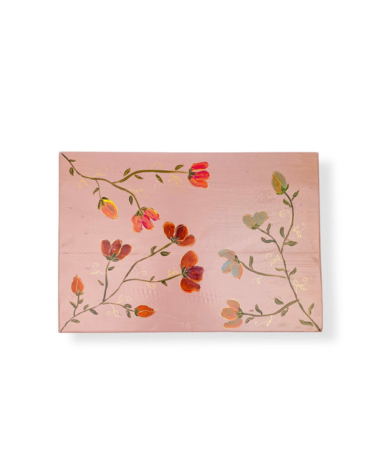 LANGWERPIG TAFELTJE FLOWERS