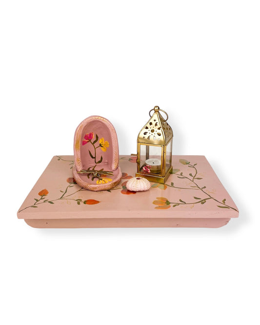 LANGWERPIG TAFELTJE FLOWERS