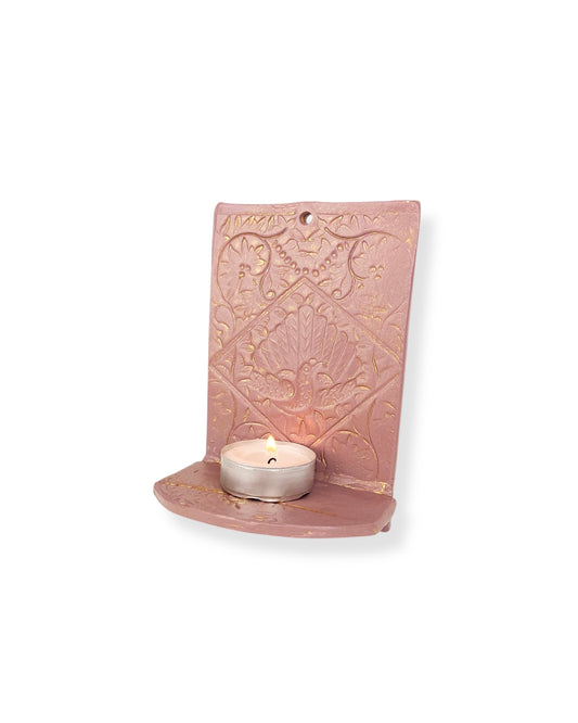 WAXINELICHTHOUDER PEACOCK