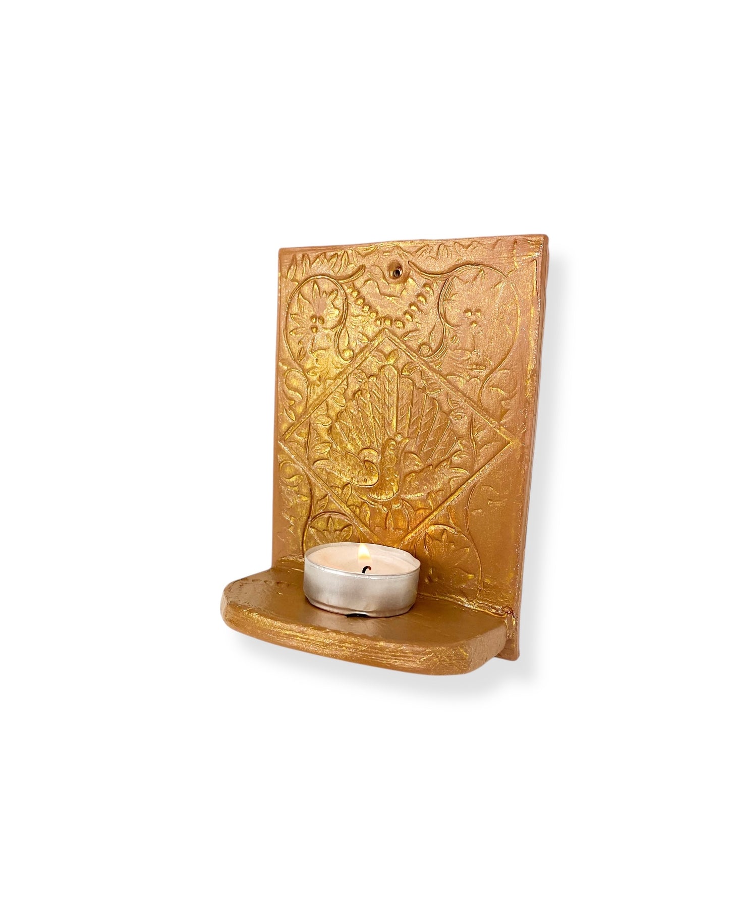 WAXINELICHTHOUDER PEACOCK