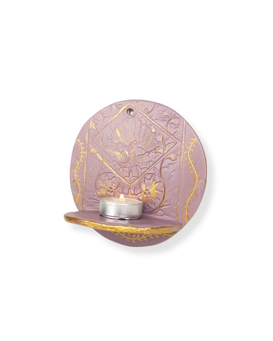 WAXINELICHTHOUDER PEACOCK