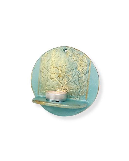 WAXINELICHTHOUDER PEACOCK