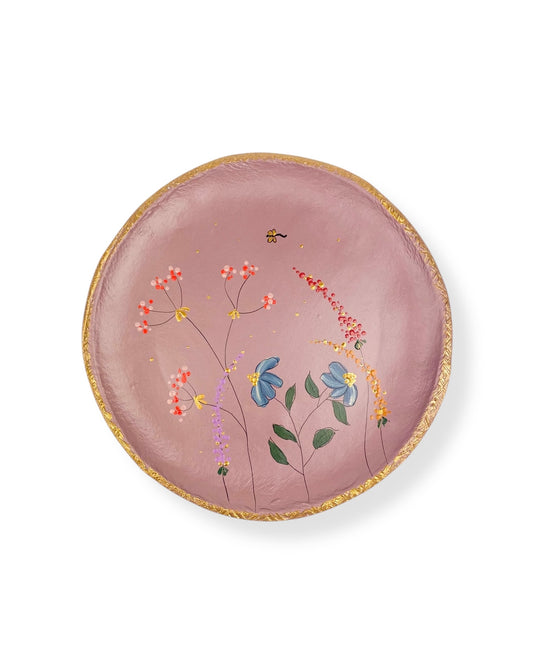 XL WANDBORD LILAC FLOWERS