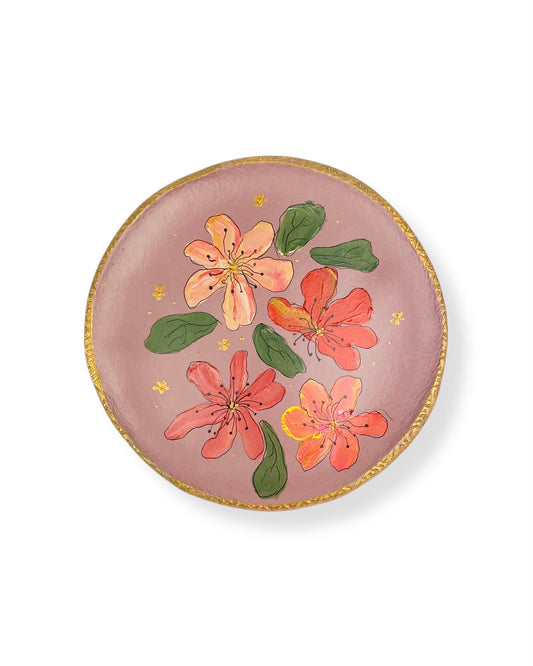 XL WANDBORD LILAC FLOWERS