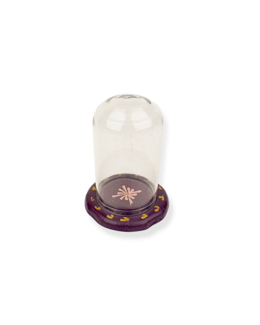 GLAZEN STOLP MINI PURPLE